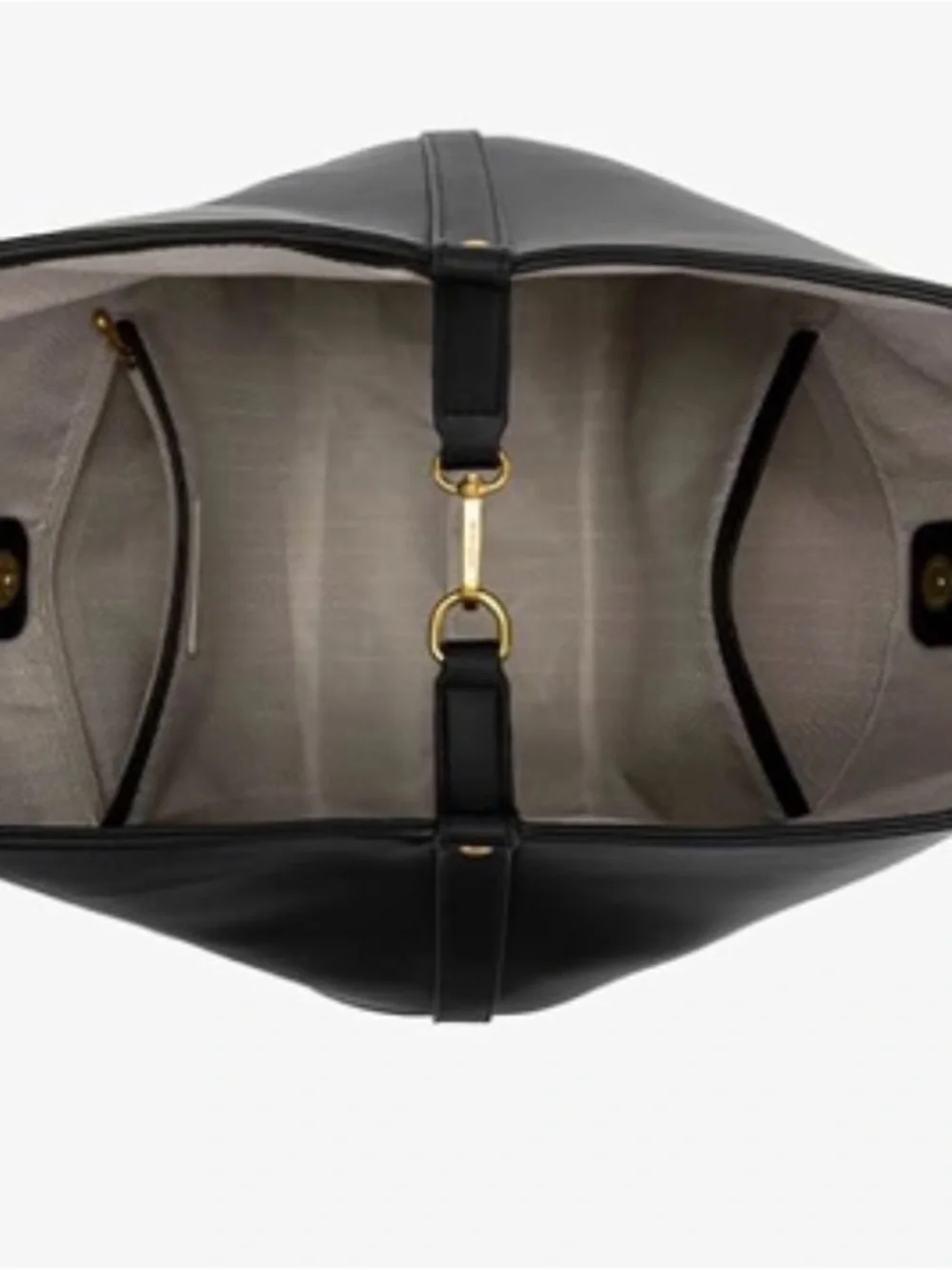 Large Black Leather WranglerTote Bag